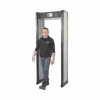 INTELL233ZIR-p.png Arco Detector de Metales de 33 Zonas con Anclaje para Fijarse al Piso. Incluye Sensor IR para evitar falsas Alarmas / Certificado por la Administración Federal de Aviación de EE. UU. (FAA)