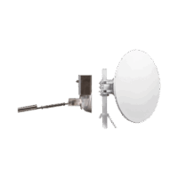 Antena direccional de Alto Rendimiento, 4 ft, Frecuencia de (4.9 a 6.1 GHz), Alto Aislamiento al Ruido, Ganancia de 35 dBi, Soporte de acero inoxidable, polaridad en 90 ? y 45 ?, incluye montaje.