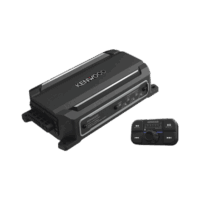 Amplificador de audio de 4 canales con control remoto y con conexión Bluetooth de 600 W de salida m?xima