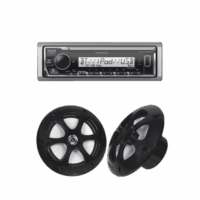 Kit de est?reo con Bluetooth KMR-M332BT | m?s Par de bocinas KFC-1613MRB