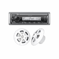 Kit de est?reo con Bluetooth KMR-M332BT |  m?s Par de bocinas KFC-1613MRW