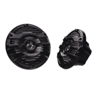 Par de altavoces fabricados en grado marinos en color negro de 6.5" potencia m?xima de 150 W