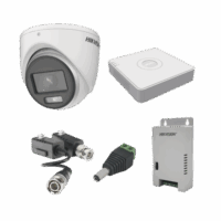 kit colorvu turbohd 1080plite / dvr 4 canales / 4 c?maras eyeball (exterior) / transceptores / conectores / fuente de poder profesional KH1080PL4EC