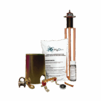 Kit de Tierra física con Electrodo TG100AB y accesorios de instalación.