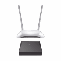 Kit de ONU Gigabit XZ000G3 con Router Inalámbrico WISP con Configuración de f?brica personalizable, 2.4 GHz, 300 Mbps, 4 Puertos LAN 10/100 Mbps, 1 Puerto WAN 10/100 Mbps, control de ancho de banda