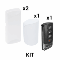 KIT B?sico Sensores Inalámbricos - Incluye 2 Contactos Magn?ticos, 1 PIR y 1 Llavero - Compatibles con Honeywell y PRO4GEN2