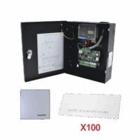 Kit para automatizar 1 ACCESO VEHICULAR con STICKERS en Parabrisas de vehiculos / Incluye Panel,  lector y 100 stickers / Software IVMS4200 incluido Modelo:KIT-UHFSTICKER-01