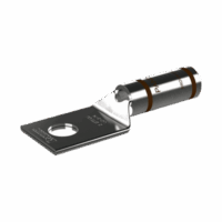 Terminal de Compresi?n de Cobre con Orificio 1/4" para Cable 2 AWG. 25 Piezas