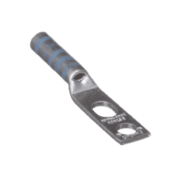 Terminal de Compresi?n de Barril Largo, de Dos Orificios de 1/4, para Cable 6 AWG, Espacios Entre Orificios de 0.50 a 0.63in