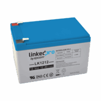 Batería 12 Vcc / 12 Ah / UL / Tecnolog?a AGM-VRLA / Para uso en equipo electr?nico, Alarmas de Intrusi?n / Incendio/ Control de acceso / Video Vigilancia / Terminales F1 y F2.