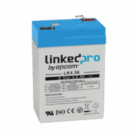 Batería 6 Vcc / 4.5 Ah / UL / Tecnolog?a AGM-VRLA / Para uso en equipo electr?nico, Alarmas de Intrusi?n / Incendio/ Control de acceso / Video Vigilancia / Terminales F1 y F2.