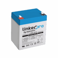Batería 12 Vcc / 5.5 Ah / UL / Tecnolog?a AGM-VRLA / Para uso en equipo electr?nico, Alarmas de Intrusi?n / Incendio/ Control de acceso / Video Vigilancia / Terminales F1 y F2.