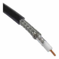 Metro de Cable Coaxial Tipo RG-58 LP-195, 50 Ohms, Conductor de Cobre S?lido