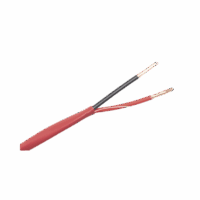 Alambre de Alarma contra Incendios - Bobina de 305 Metros: 2x18 AWG, Rojo, Tipo FPLR, (UL) FT4, Ideal para Sistemas de Detección y Evacuación de Incendios