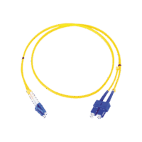 Jumper de Fibra ?ptica Monomodo LC/SC Duplex de 1 metro