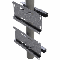 Herraje para Fijación a Pared, Torre o Poste compatible con LP-FORTE-16UR3 y LP-FORTE-24U-R3