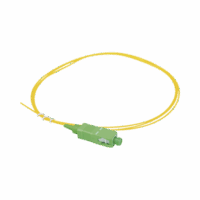 Pigtail de Fibra ?ptica Monomodo SC/APC, simplex de 1 metro