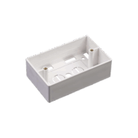 Caja de Pared Universal, Color blanco, Para montaje con Placas de Pared
