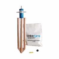 Electrodo para Corriente M?xima de 200 Amp. con Compuesto Mejorador de Terreno