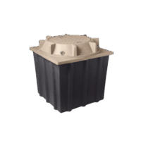 Registro Manhole con tapa de concreto polim?rico 4 ft x 4 ft x 4 ft