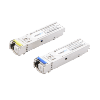 Transceptores ?pticos Bidireccionales SFP (Mini-Gbic) / Monomodo 1310 & 1550 nm / 1.25 Gbps / 1000BASE-BX / Conector LC/UPC Simplex / DDM / Hasta 3 km / 2 Piezas