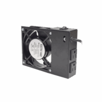 Ventilador 110 Vca con Clavija para Gabinete de Pared con 2 Tomas de Corriente