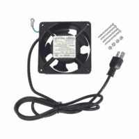 Ventilador 110 Vca de 12 x 12 cm con Cable y Clavija