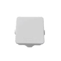 Caja de Conexiones Impermeable IP55, 4 Entradas, Dimensiones  80 x 80 x 50 mm