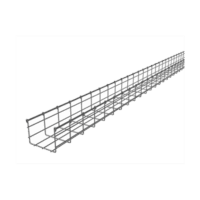 Charola Tipo Malla 116/150 mm, Acabado Electro Zinc, Hasta 277 Cables Cat6, Tramo de 3 Metros