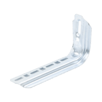 M?nsula omega tipo L inteligente, 210mm de ancho, con acabado Electro Zinc