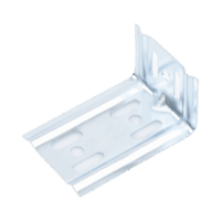 M?nsula econ?mica, para montaje en pared, para anchos de charola de 100mm, con acabado Electro Zinc