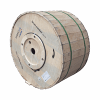 Carrete de 4 km de Fibra ?ptica A?rea Mini ADSS (ASU) G.652D, Monomodo de 8 Hilos, Exterior, Span 80, Loose Tube