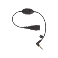 Jabra Cord QD a conector de 3.5 mm con Push-to-Talk para tel?fonos celulares smartphones (8800-00-103)