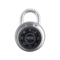 Candado de Combinación / No Requiere Llave / Color Negro.