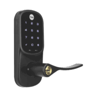 Cerradura  YRL226 con Teclado T?ctil y Manija /Smarphone Control Opcional/ bronce Antiguo/ Para puertas de 35 mm a 45 mm de espesor.