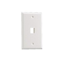 Placa de Pared Vertical, Salida Para 1 Puerto Keystone, Color Marfil