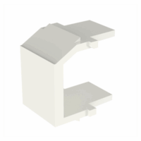 M?dulo de tapa ciega (Inserto Ciego), Tipo Keystone, Color Blanco Mate, 1 Pieza
