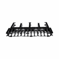 Organizador de Cables Horizontal NetManager de Alta Densidad, Doble (Frontal y Posterior), Para Rack de 19in, 1UR