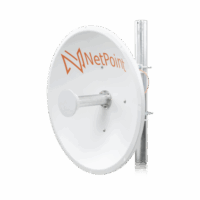 Antena Direccional de alto rendimiento / di?metro  de 60 cm / 4.9-6.4 GHz / Ganancia 30 dBi / SLANT de 45 ? y 90 ? / Ideal para 30 km / Conector N-Hembra / Montaje  y jumpers incluidos.