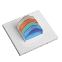 Luz de Aviso Cuatri color para Indicar Presencias o Alarmas en Habitación / BUS RS485 / Compatible con NX0019/B, NX1021 y NX0015