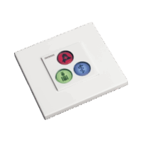 Modulo de 3 Botones iluminados con Lector RFID 125 KHz / Alarma / Cancelar y C?digo Azul / BUS RS485 / Compatible con NX0019/B, NX1021 y NX0015