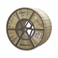 Carrete de 4 km de Fibra ?ptica A?rea (ADSS) G.652D, Monomodo de 12 Hilos, Exterior, Span 200, Loose Tube