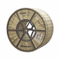 Carrete de 4 km de Fibra ?ptica A?rea (ADSS) G.652D, Monomodo de 24 Hilos, Exterior, Span 200, Loose Tube