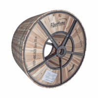 Carrete de 4 km de Fibra ?ptica A?rea (ADSS) G.652D, Monomodo de 48 Hilos, Exterior, Span 100, Loose Tube