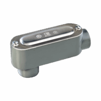 Caja Condulet tipo LB de 1" (25.4 mm) Incluye tapa y tornillos.