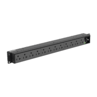PDU B?sico para Distribución de Energ?a, Enchufe de Entrada NEMA 5-20P, Con 12 Contactos NEMA 5-20R, Instalación Horizontal de 19in, 1UR, 20 Amp, 120 Vca