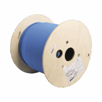 Bobina de Cable Blindado F/UTP de 4 Pares, Cat6A, Soporte de Aplicaciones 10GBase-T, LSZH (Libre de Gases T?xicos), Color Azul, 305m