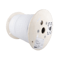 Bobina de Cable Blindado F/UTP de 4 Pares, Cat6A, Soporte de Aplicaciones 10GBase-T, LSZH (Libre de Gases T?xicos), Color Blanco, 305m