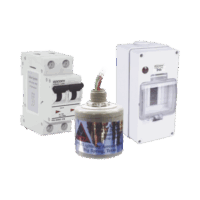 Kit de Centro de Carga Para Corriente Directa, Breaker de hasta  800 Vcc de 16 A con Supresor de Descargas Atmosf?ricas.