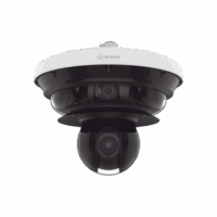 C?mara IP Multisensor 34MP (4 sensores 4K) con lentes motorizados / PTZ 2 MP 40X / Hasta 2 tarjetas MicroSD de 512GB / WDR de hasta 150dB / IP66 / IK10 / autoseguimiento / Inteligencia artificial para eventos